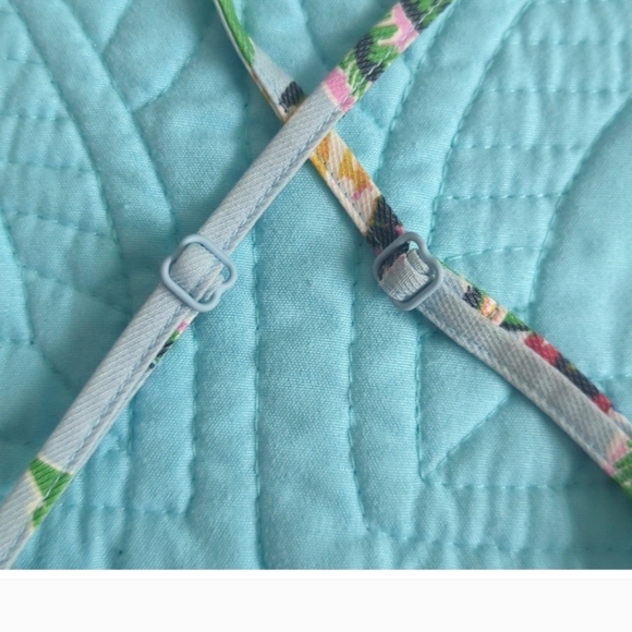 On 34th By Macy's Kight Blue Tropical Floral Summer Camisole Top, Festival Med - Picture 8 of 8